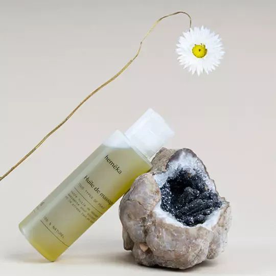 Huile de massage au CBD