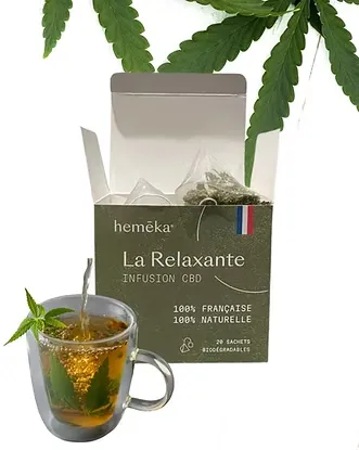 Tisane de CBD sachets "La relaxante"