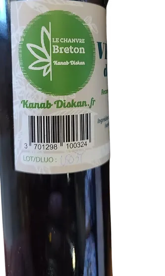 HUILE DE CHANVRE BIO ET LOCALE 250ML