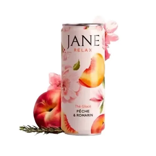 Thé glacé CBD Pêche et Romarin