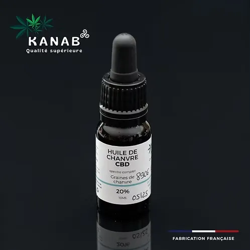 Huile CBD Graines de chanvre 20%