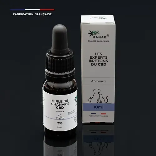 Huile CBD Animaux 2%