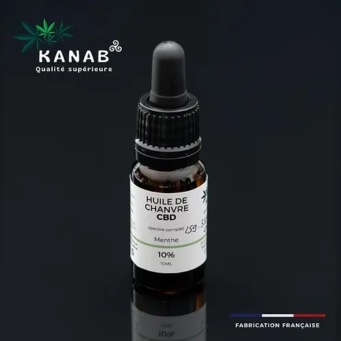 Huile CBD Menthe 10%