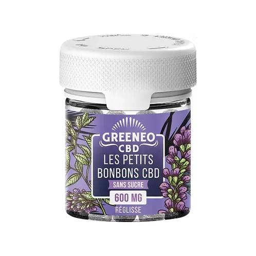 Pastilles CBD sans sucre Réglisse