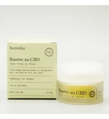Baume au CBD Hemeka