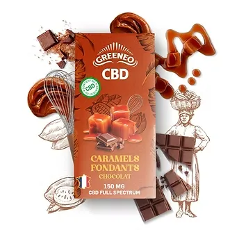 Caramels fondants CBD au Chocolat