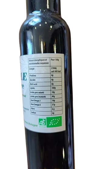 HUILE DE CHANVRE BIO ET LOCALE 250ML