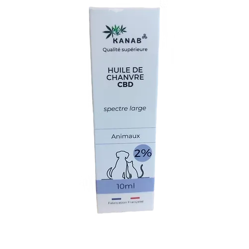 Huile CBD Animaux 2%