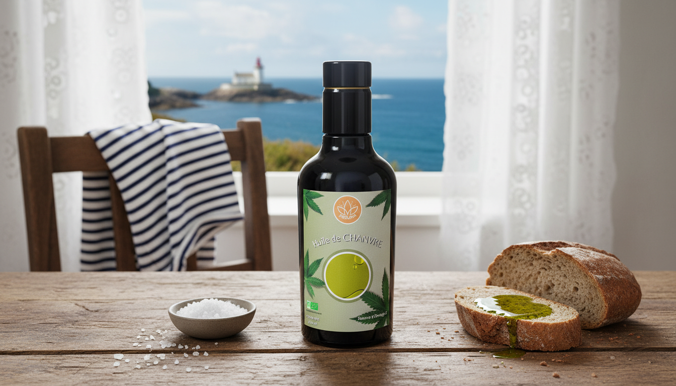 HUILE DE CHANVRE BIO ET LOCALE 250ML