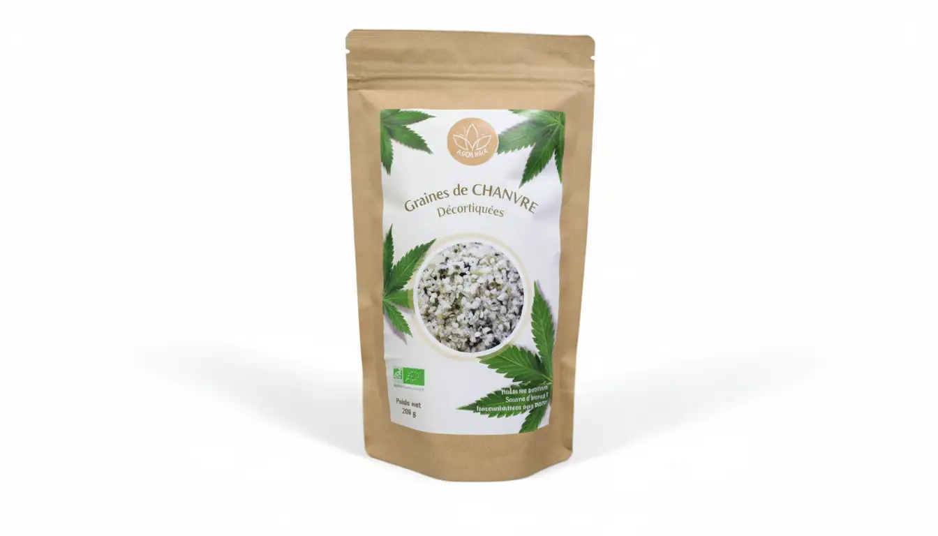 GRAINES DE CHANVRE DECORTIQUEES BIO ET LOCALE