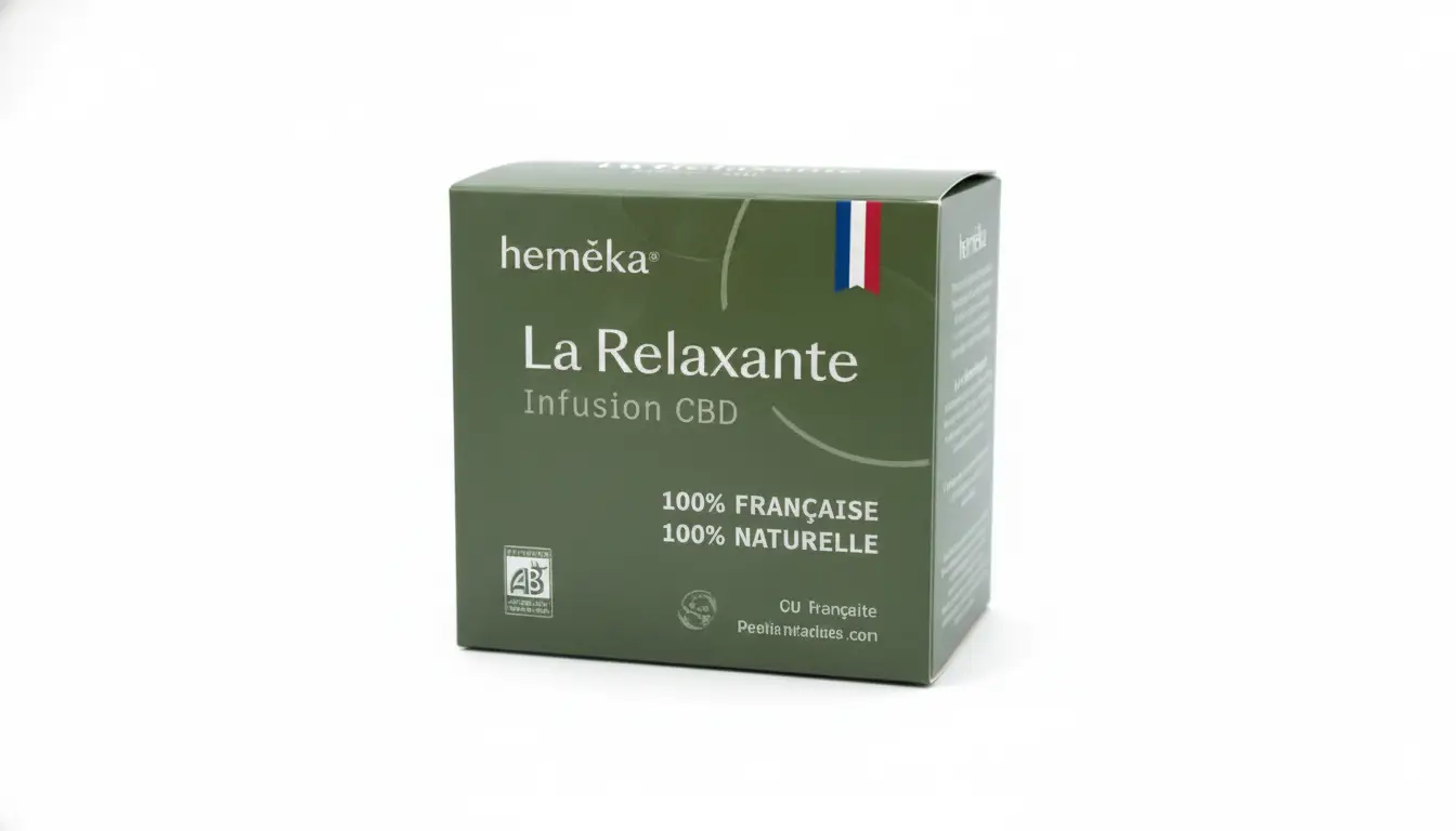 la relaxante, tisane cbd hemeka Tisane de CBD sachets "La relaxante"