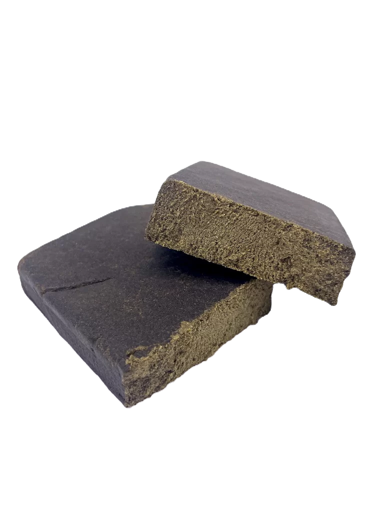 Deux plaquettes de hash CBD