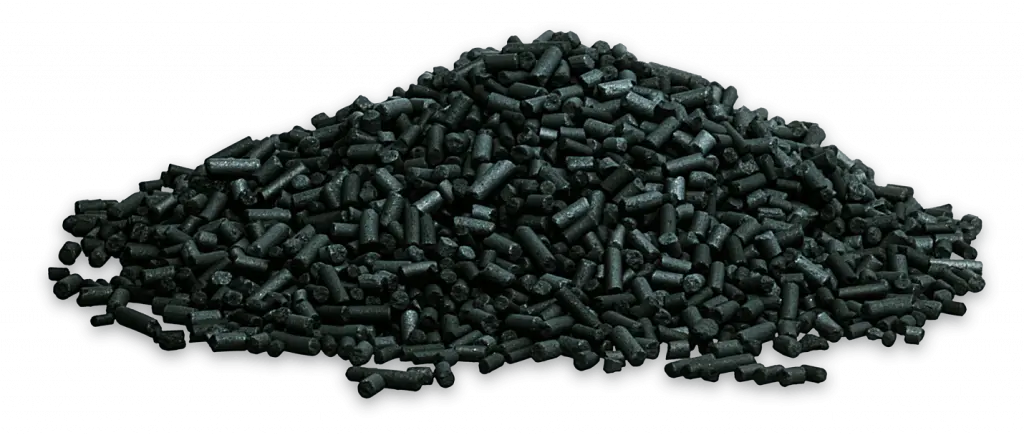 chaque filtre contient ce charbon filtrant