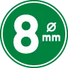 Filtre Actitube 8mm