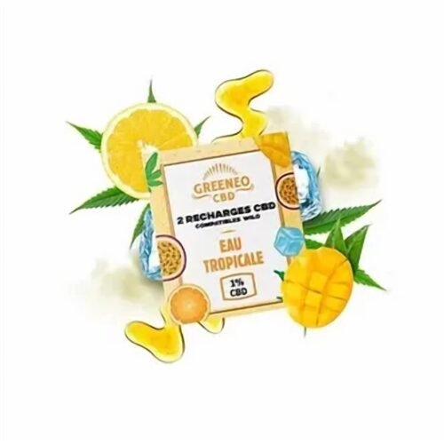 Cartouches x2 Pod CBD Tropical — E-liquide CBD, Histoire de Chanvre