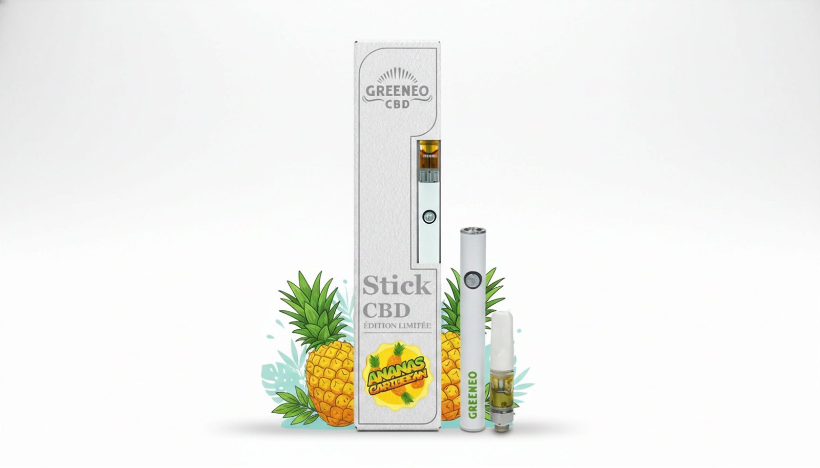 hdc-hd-2455 Stick CBD Ananas — Cigarette électronique CBD, Histoire de Chanvre