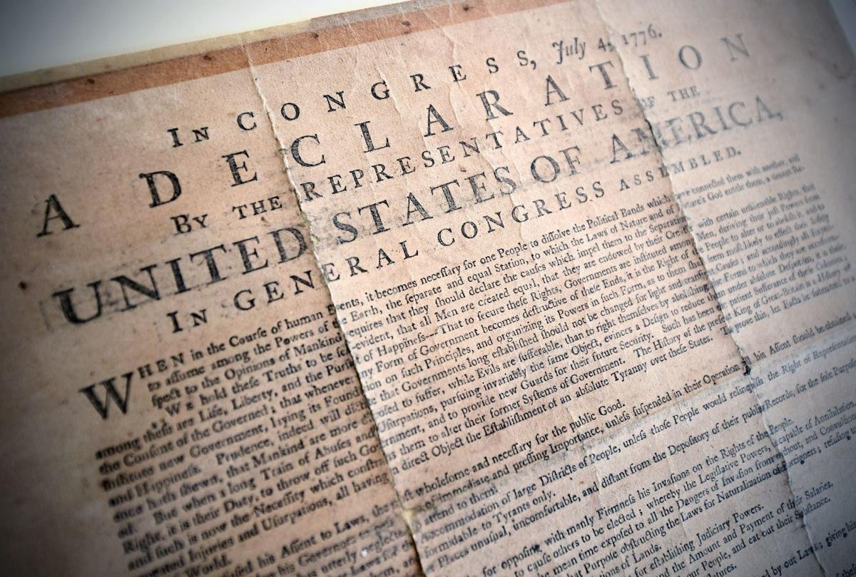 déclaration d'indépendance des Etats-Unis en chanvre