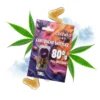 Cartouche pen CBD Skittlez 1 ml Greeneo, recharge fruitée 80 % de cannabinoïdes