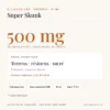 Profil de l’e-liquide CBD Super Skunk Greeneo : 500 mg, extrait complet de chanvre, notes terreux · résineux · sucré
