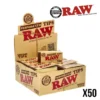 Boîte de 50 carnets de filtres RAW Wide