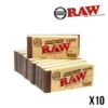 Lot de 10 carnets de filtres RAW Wide