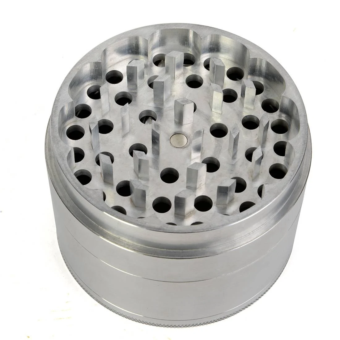 Dents en losange du grinder Polinator 50 mm, broyage fin et régulier