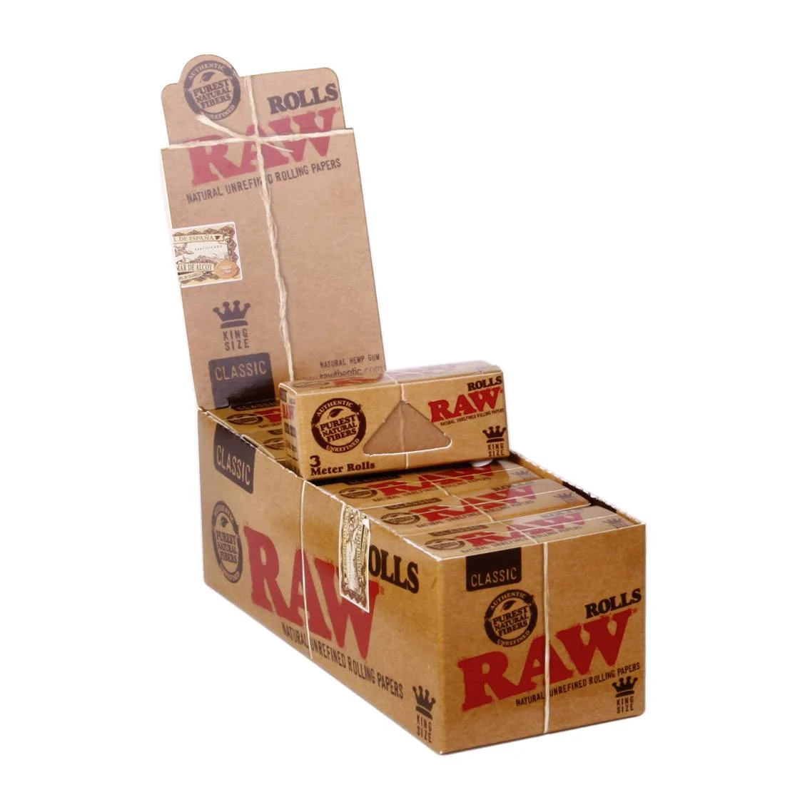 Présentoir RAW Rolls, boîte de 12 rouleaux