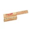 Carnet RAW Slim avec tips préroulés ouvert